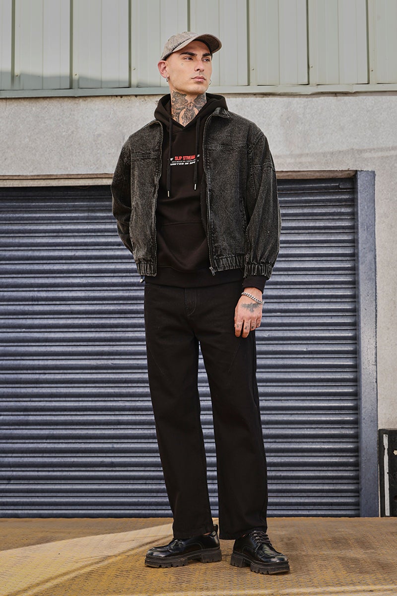 SNITCH GRIND Street Utility Denim Jacket - Image 2